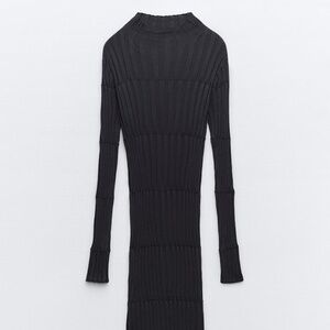 Zara Ribbed Knit Dress